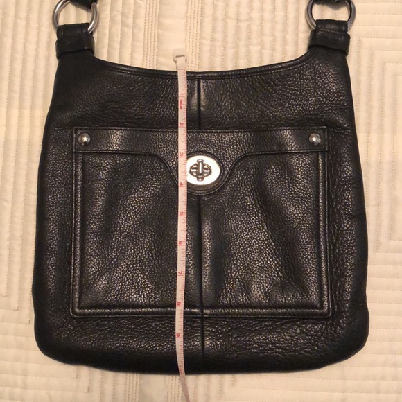 Coach Leather Crossbody Satchel Messenger Purse - Picture 9 of 12